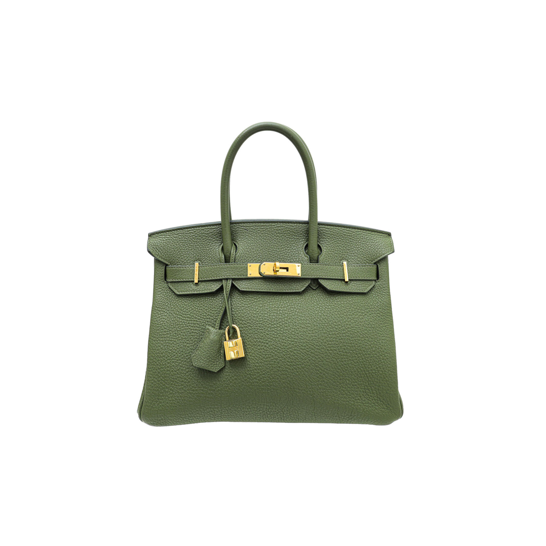 H**me5 VERT OLIVE BIRKIN 30 BAG (30*22*16cm) Master Quality